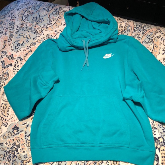 Teal Nike hoodie